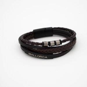 Pulsera de cuero logo