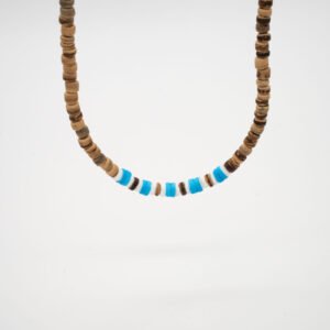 Collar cuenta de coco y seashell