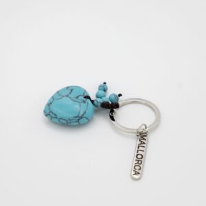 Llavero piedra corazón